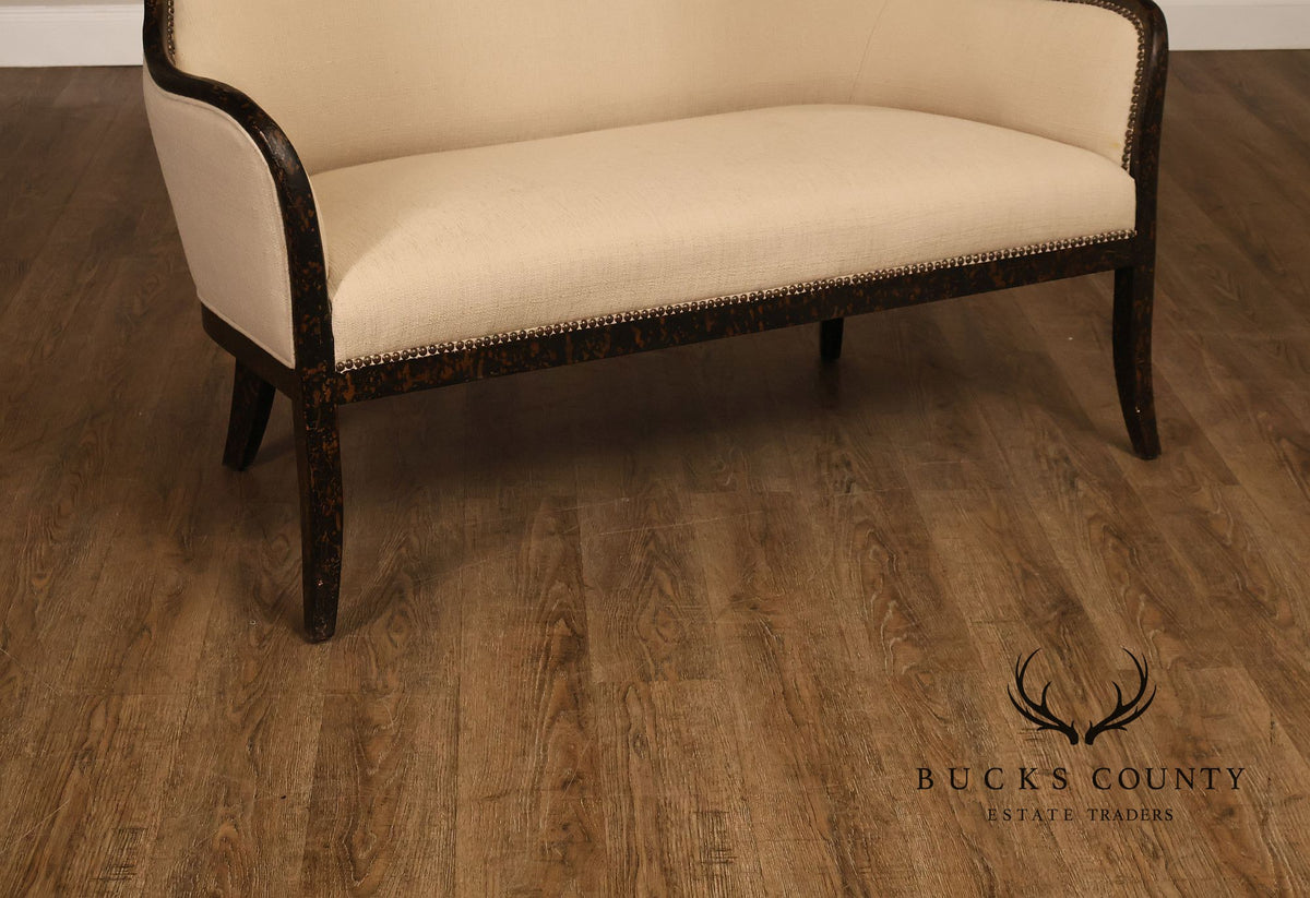 Uttermost French Country Style Upholstered Settee