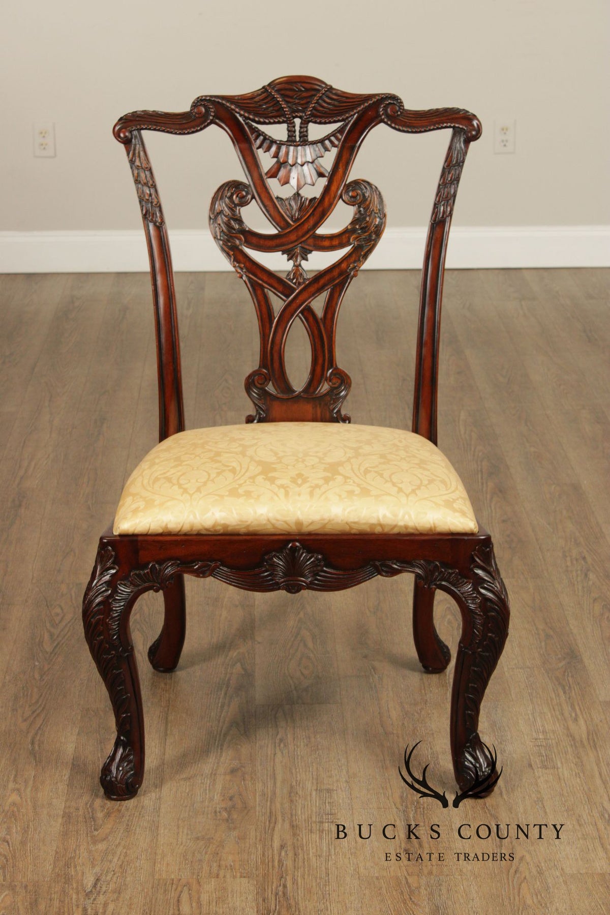 Henredon Natchez Collection Georgian Style Set of Ten Mahogany Dining Chairs