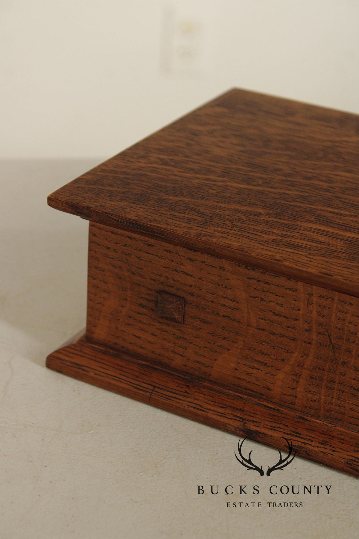 Stickley Mission Collection Oak Desk Box