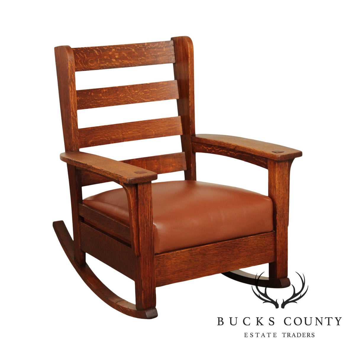 Lifetime Antique Mission Style Tiger Oak Rocker