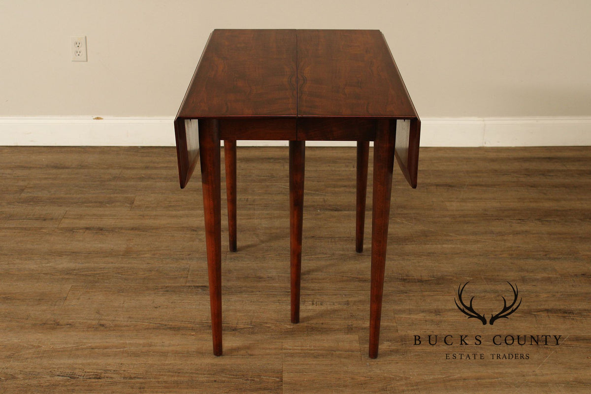 Widdicomb Mid Century Modern Walnut Drop Leaf Extendable Dining Table