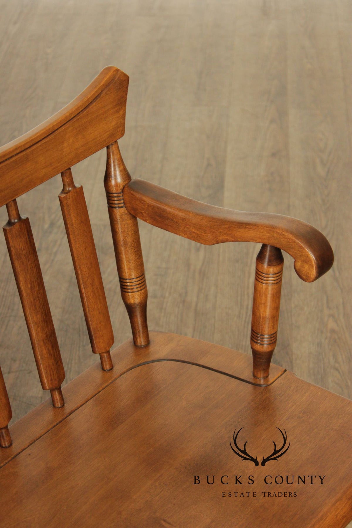 American Colonial Style Maple Bench