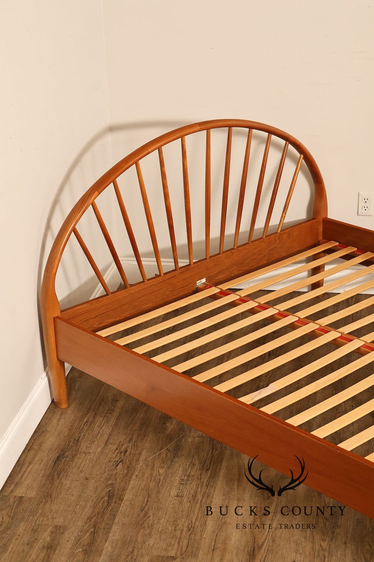 Jespersen Danish Modern Teak Queen Bed Frame