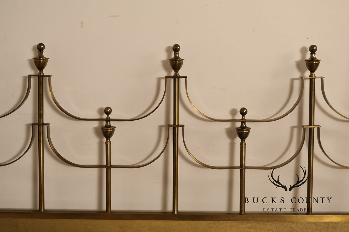 Mastercraft Vintage Brass King Headboard