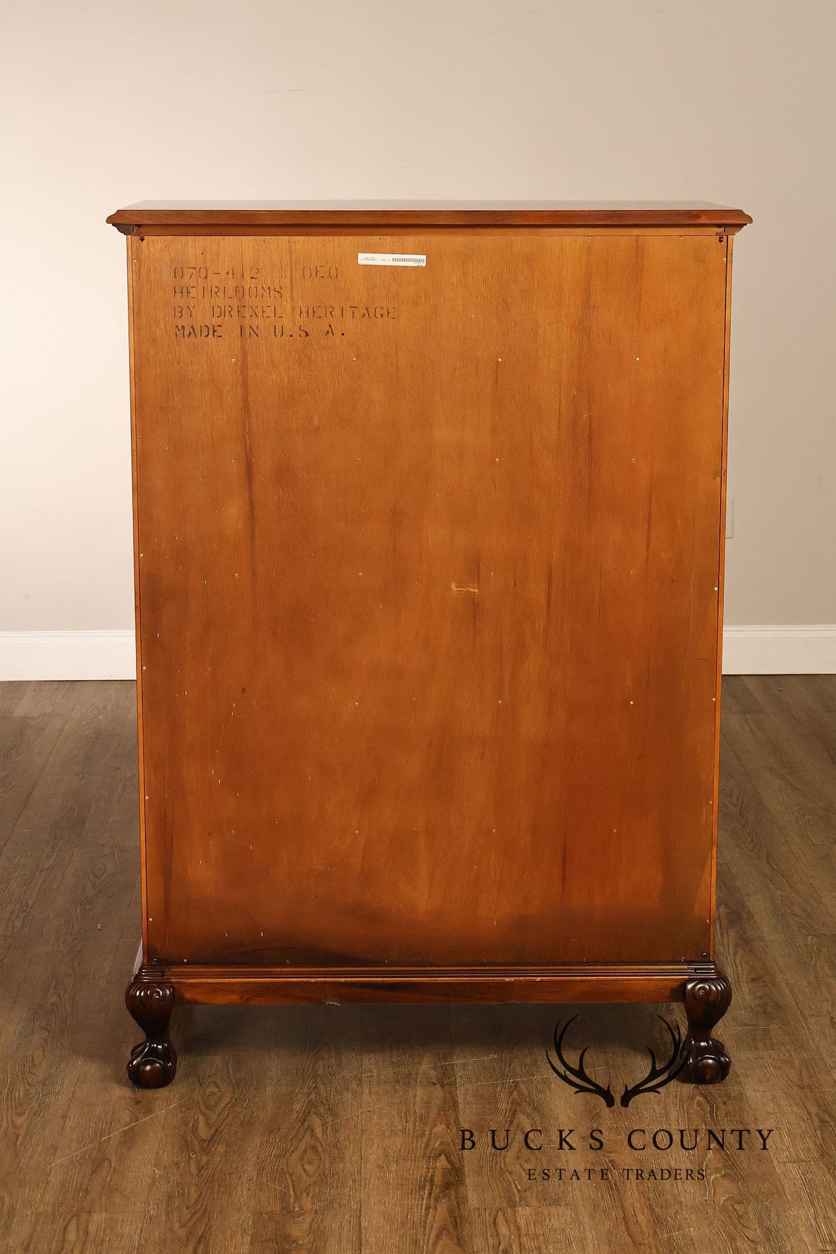 Drexel Heritage Heirlooms Collection Mahogany Tall Chest of Drawers