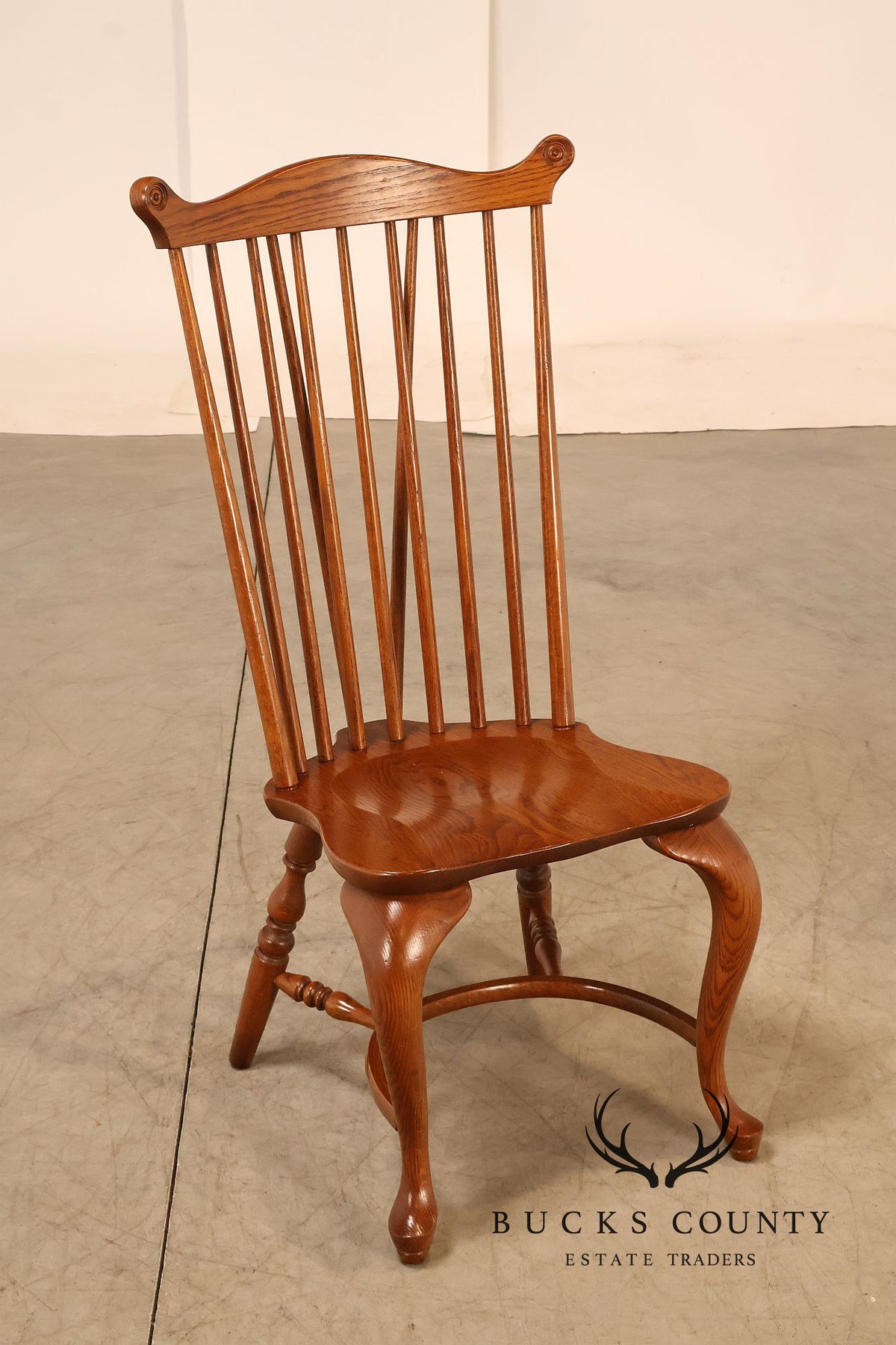 Richardson Brothers Pair Of Welsh Style Oak Side Chairs