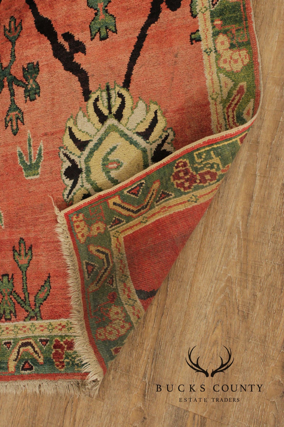 Khotan Style Hand Knotted Wool Area Rug 6'x 9'