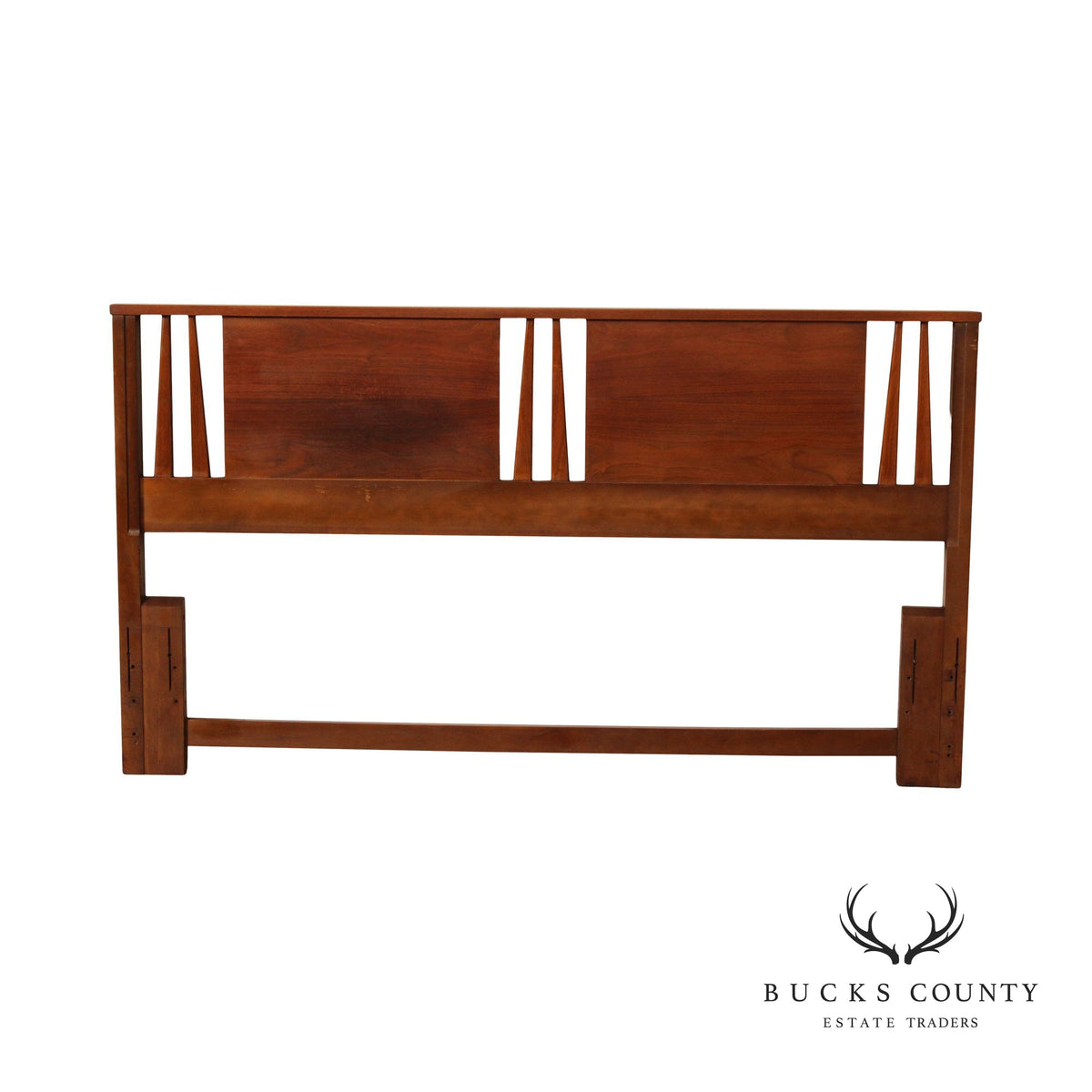 Mid Century Modern Walnut Queen Headboard