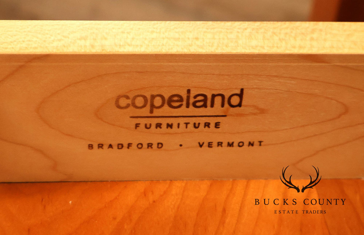 Copeland Furniture Leather Top Cherry Writing Desk