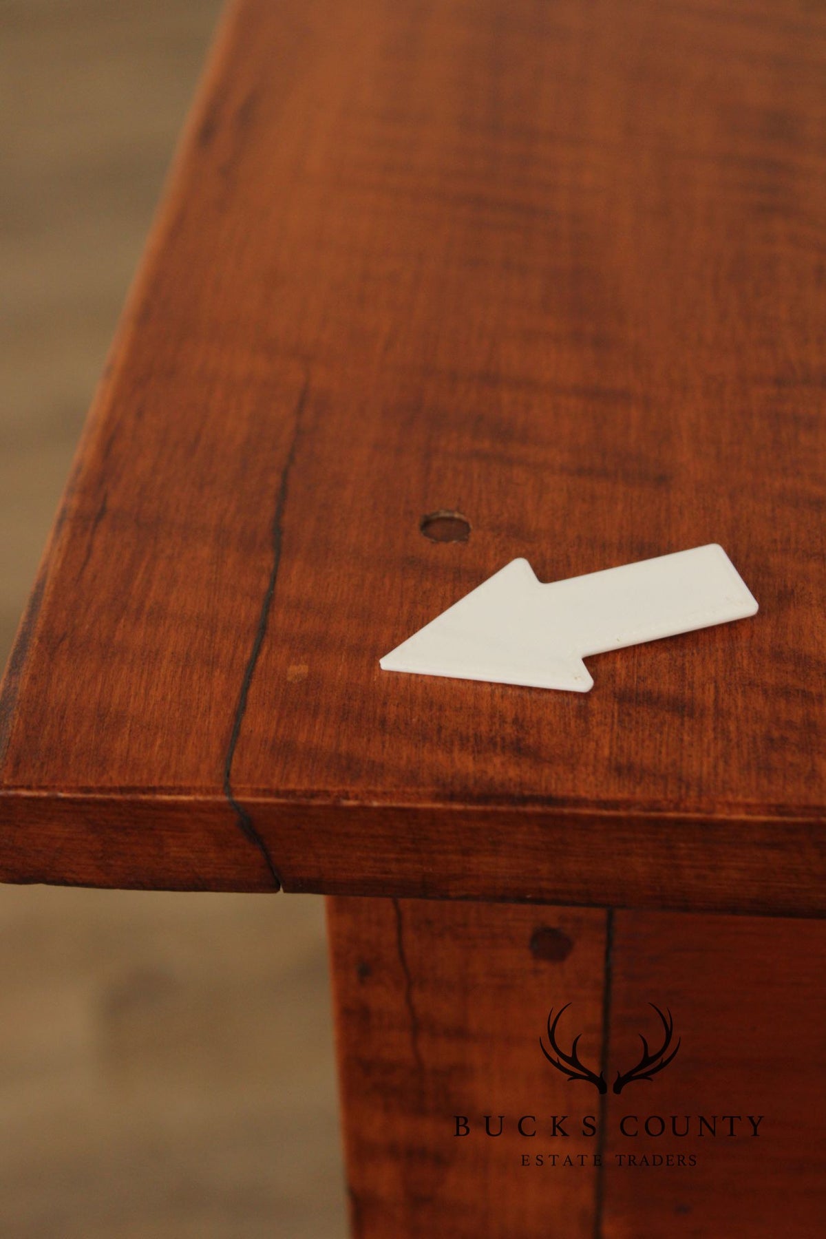 Antique American  Federal Period Tiger Maple End Table