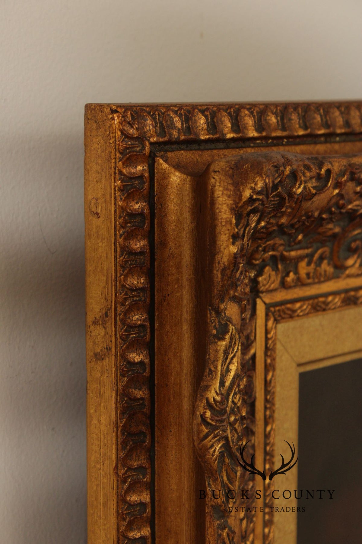 Giltwood Framed Still-Life Print, Signed