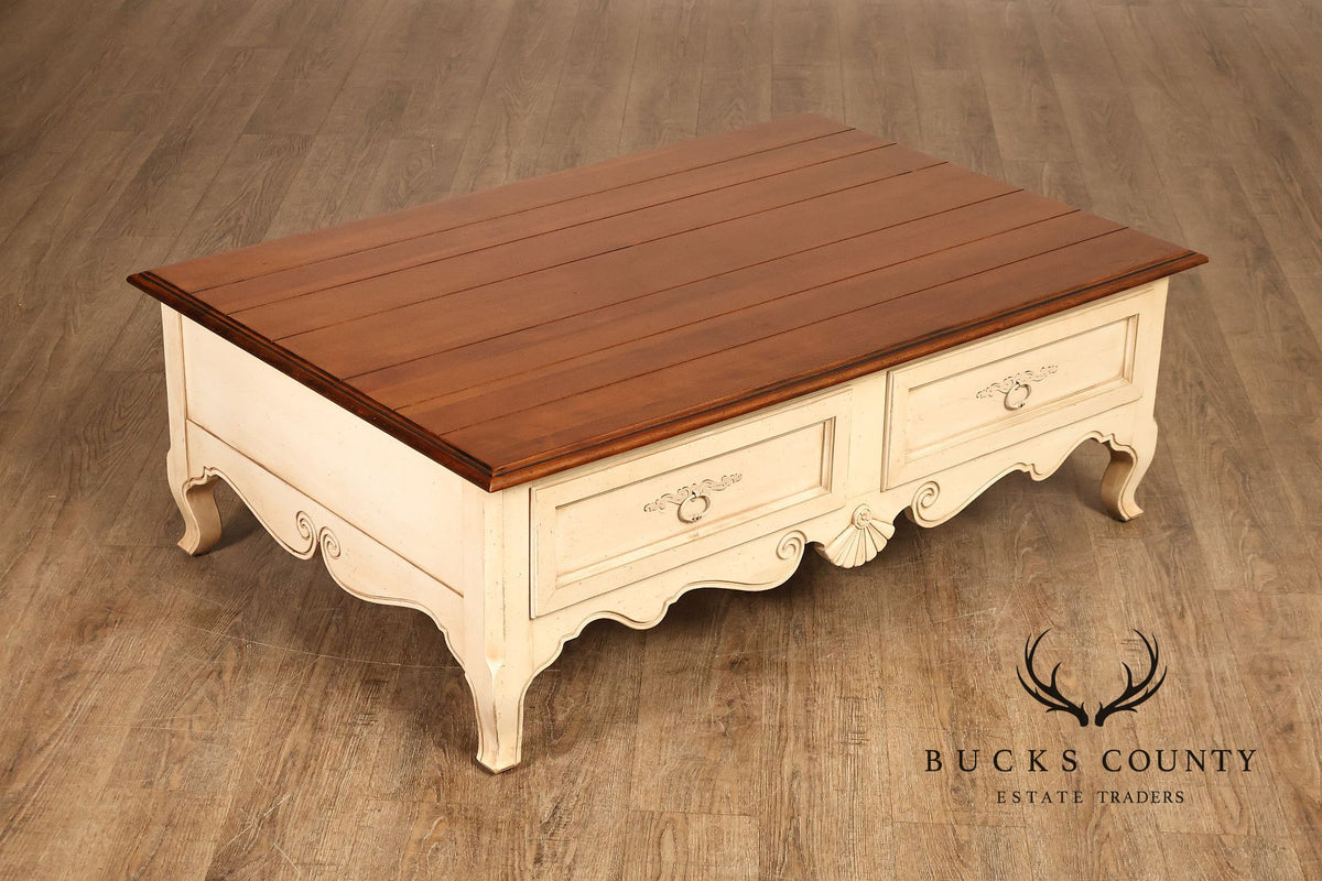 Ethan Allen French Country Style Coffee Table