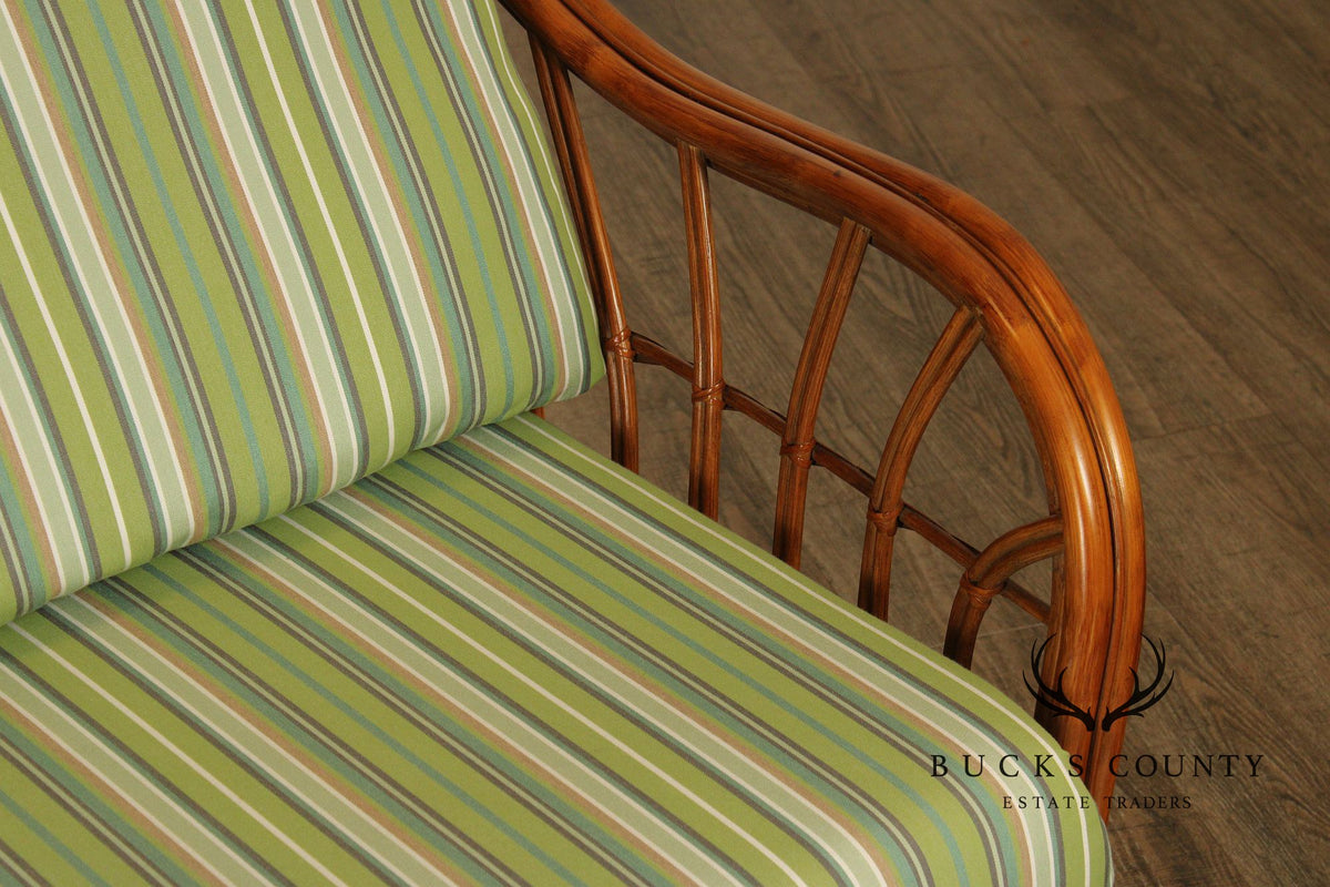South Sea 'New Kauai' Rattan Sofa With Sunbrella Cushions