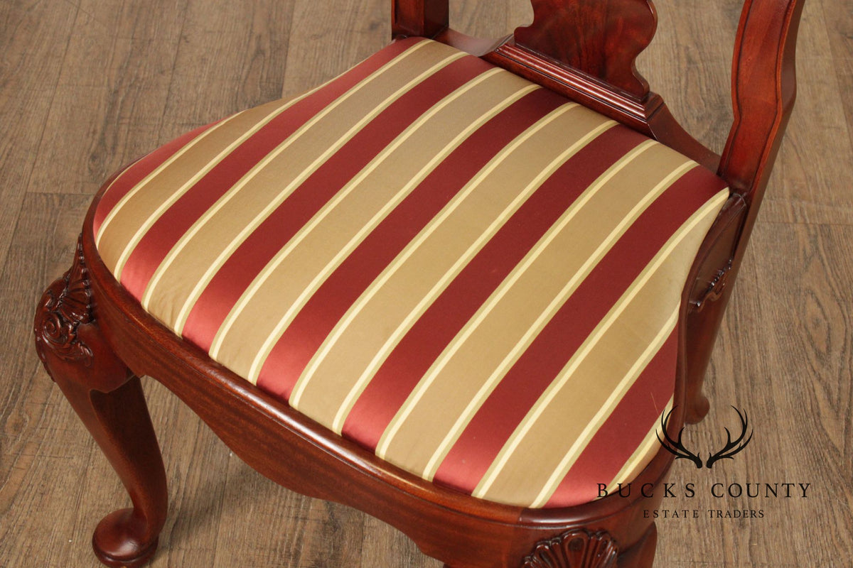Hickory Chair Georgian Style Set of Six Mahogany Dining Chairs