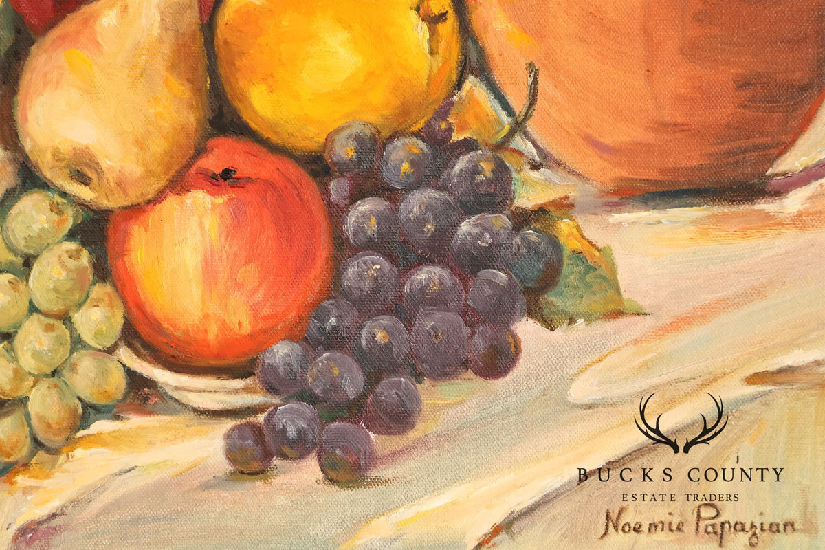 Artist Signed Mid Century Still-Life of Fruit