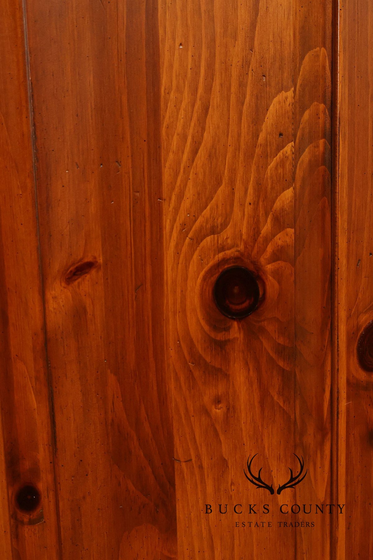 Ethan Allen Craftsman Collection Pine Tall Armoire With Interior Drawers