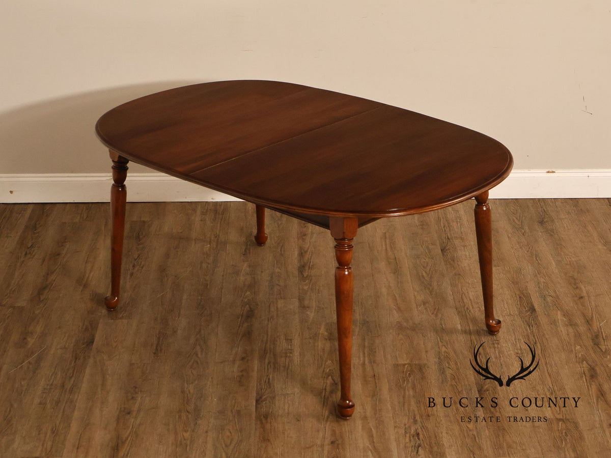 Ethan Allen Georgian Court Vintage Traditional Cherry Dining Table