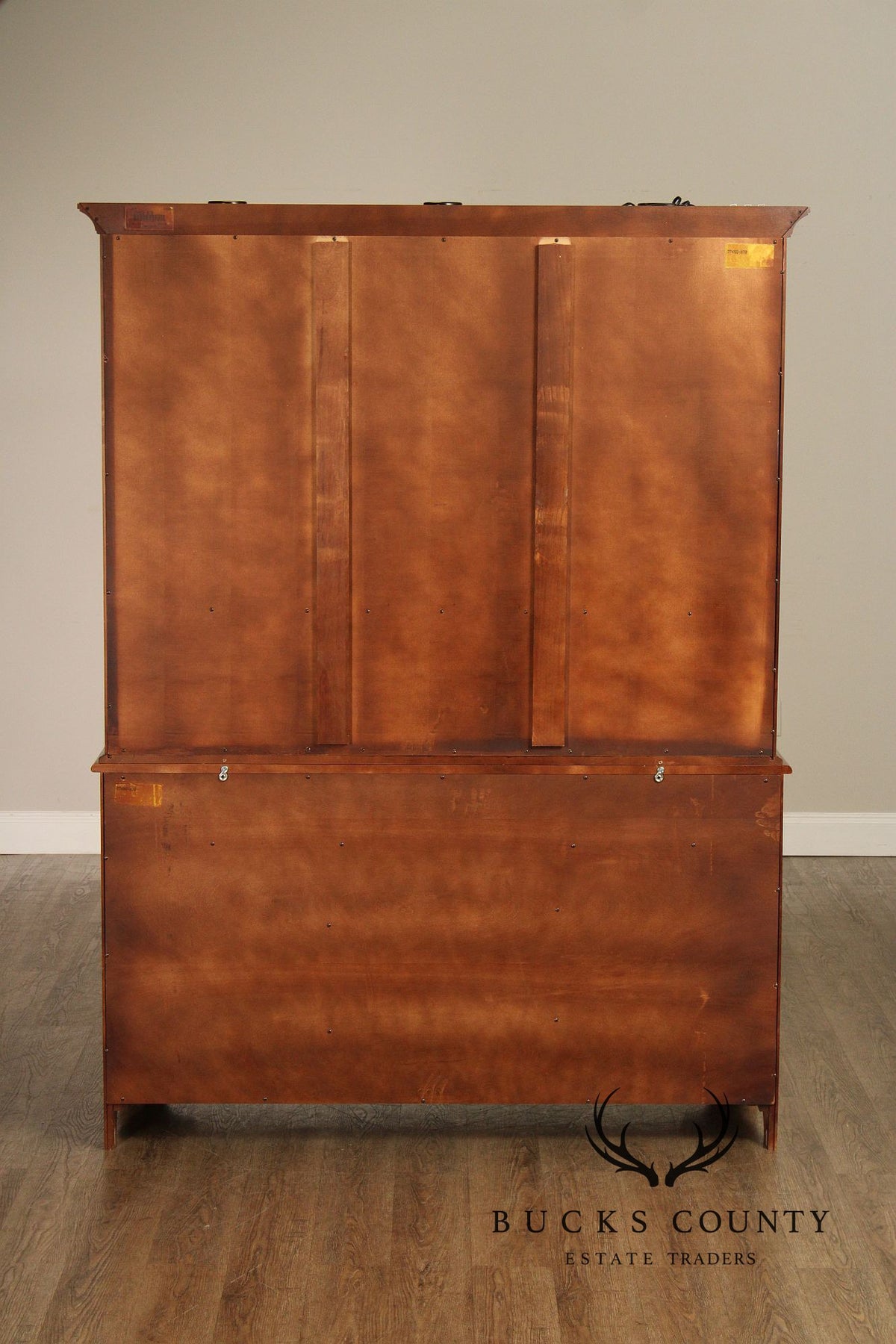 Nichols & Stone Cherry Step Back China Cabinet Hutch