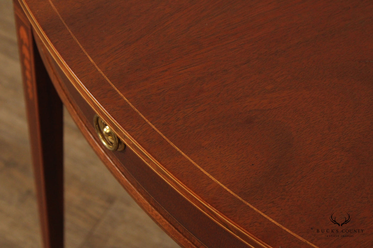 Federal Style Inlaid Mahogany Pembroke Side Table