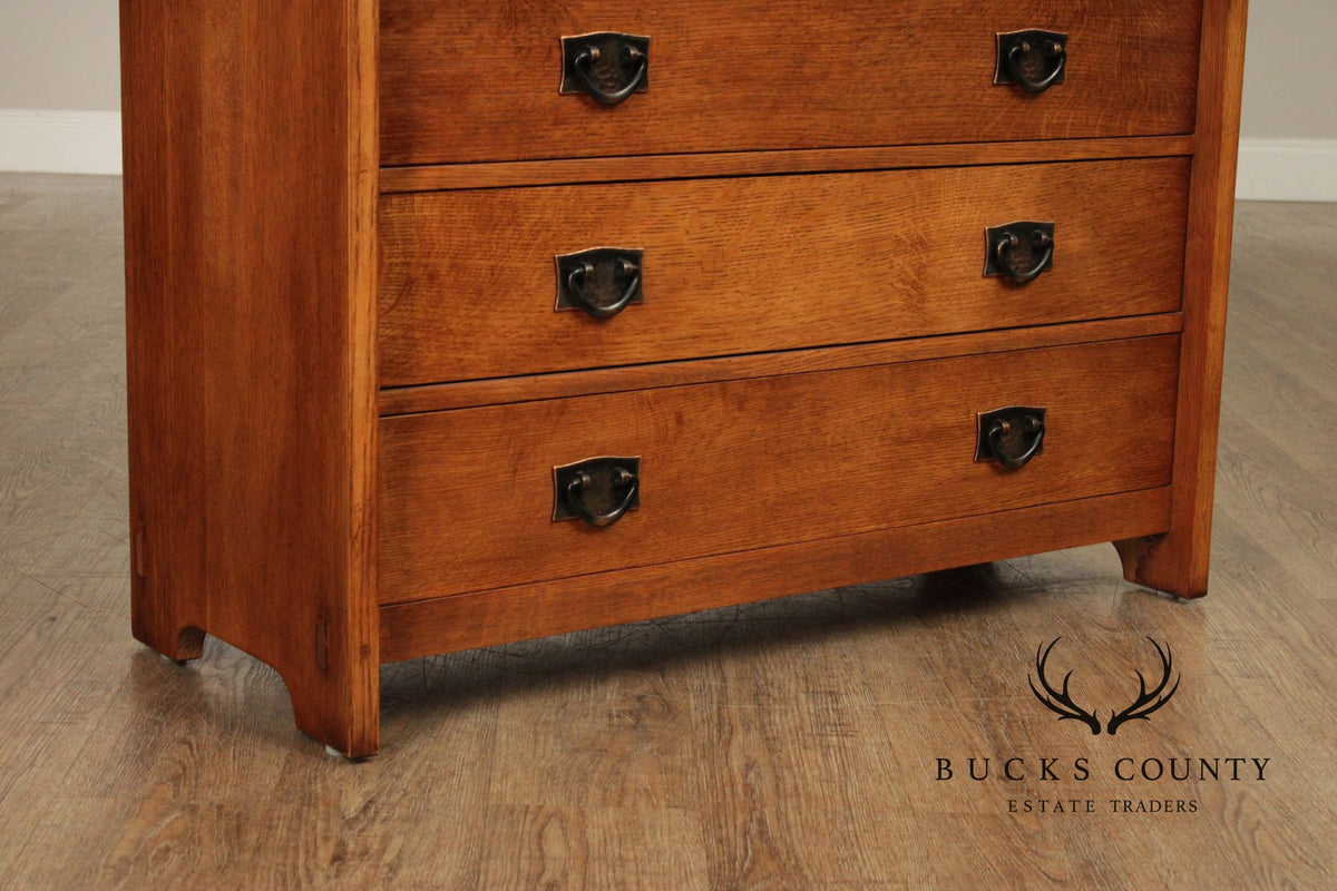 Stickley Mission Collection Oak Fall Front Desk