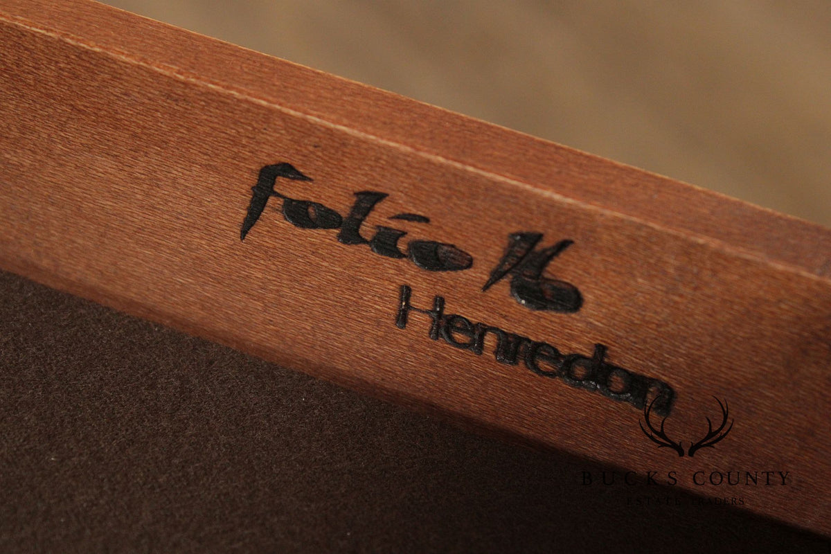 Henredon 'Folio 16' Asian Inspired Display Cabinet