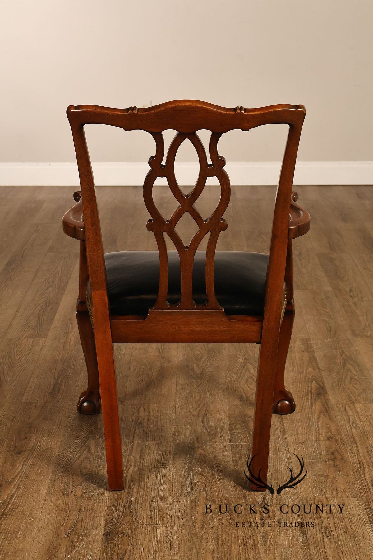 Kindel Chippendale Style Set of Six Mahogany Dining Chairs