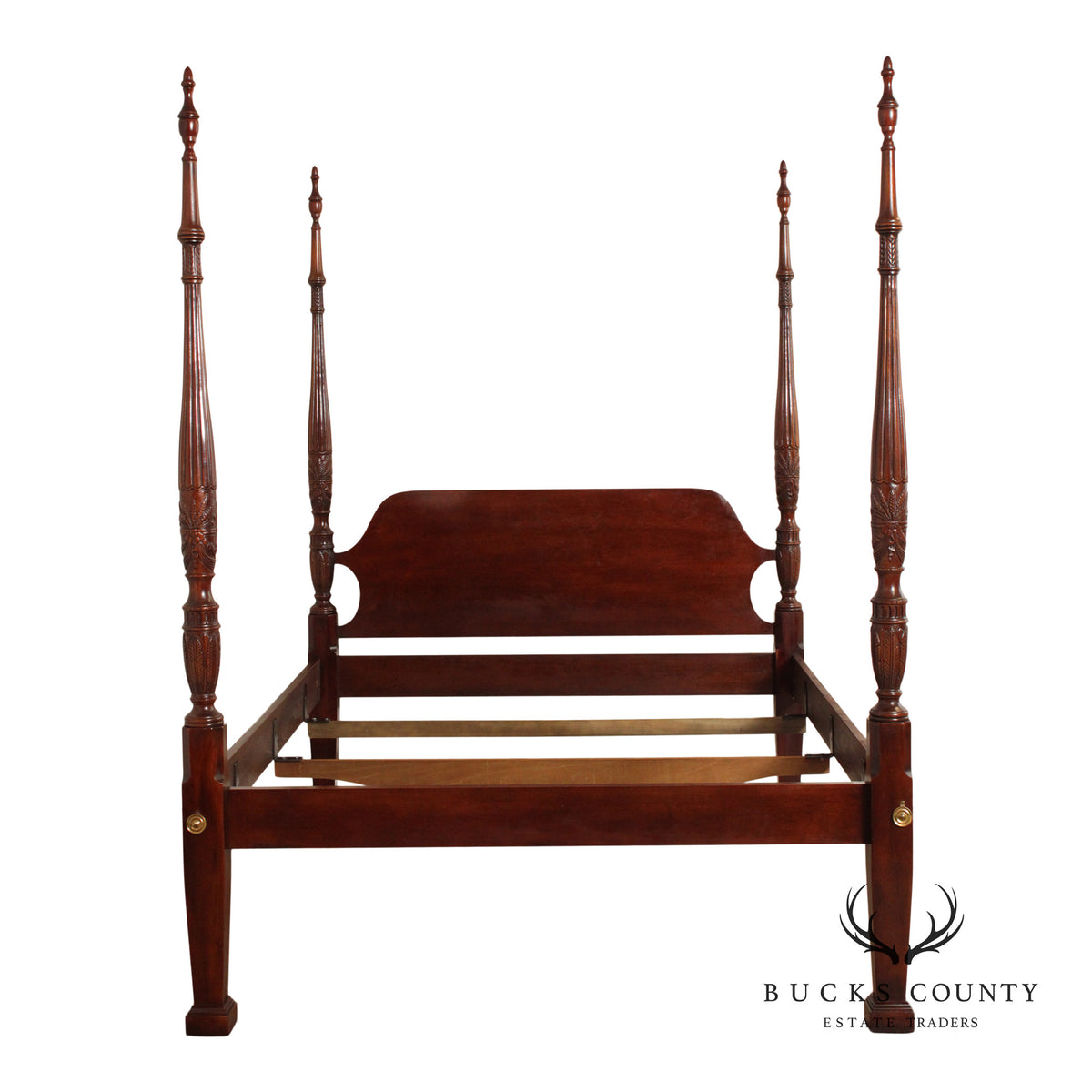 Drexel '18th Century Classics' Mahogany Queen Poster Bed