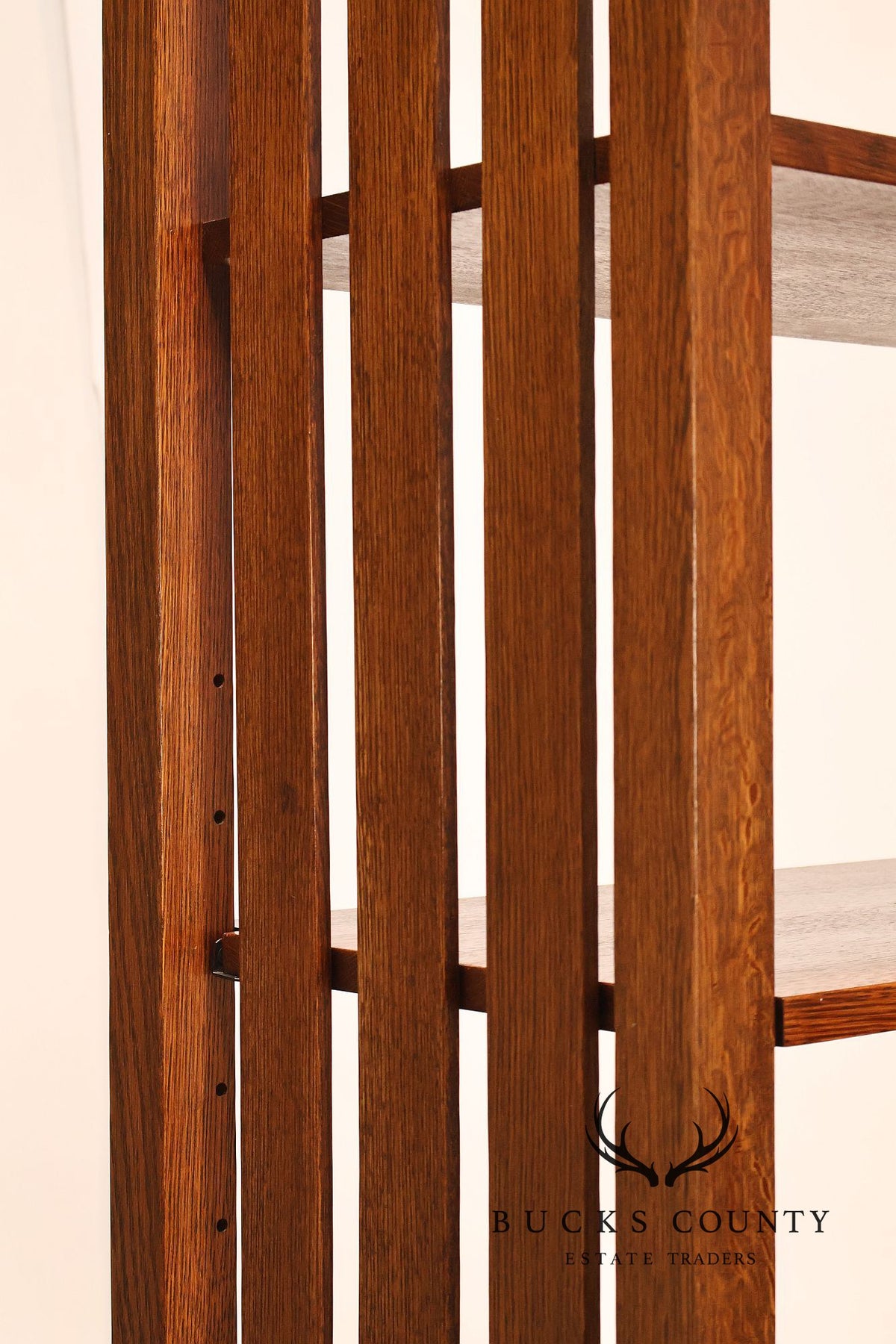 Stickley Mission Collection Oak Open Bookcase