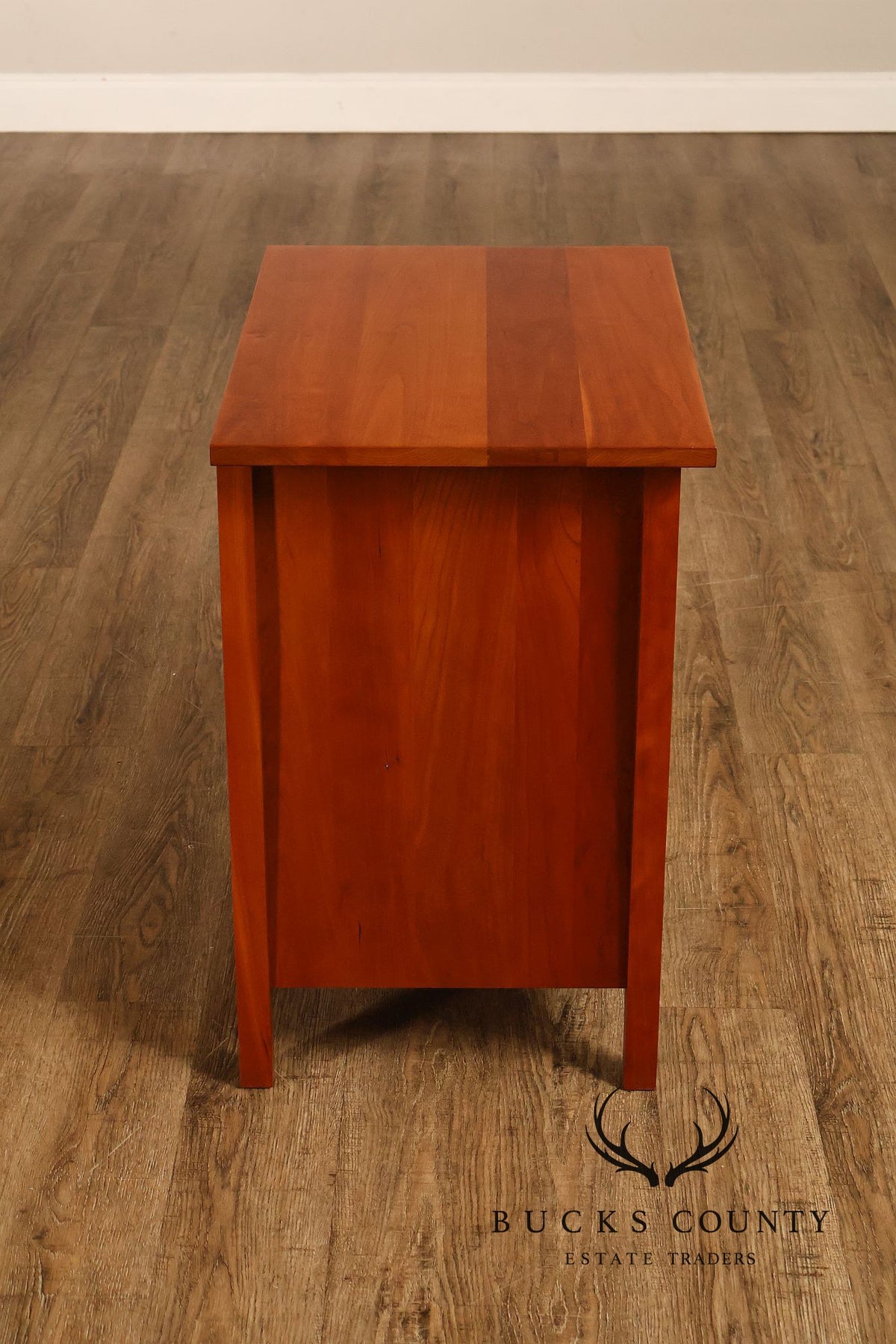 Stickley Mission Collection Harvey Ellis Cherry Three Drawer Nightstands