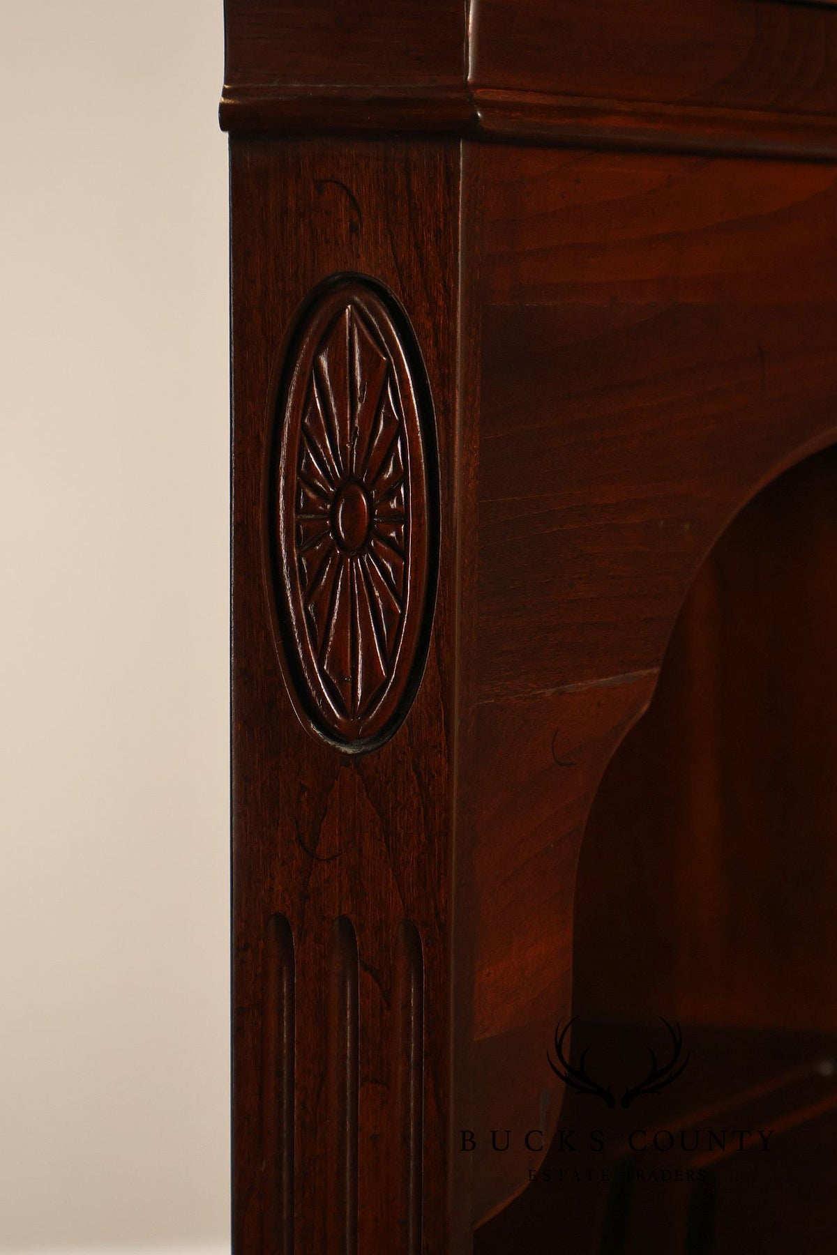 Ethan Allen Georgian Court Cherry Corner Bookcase
