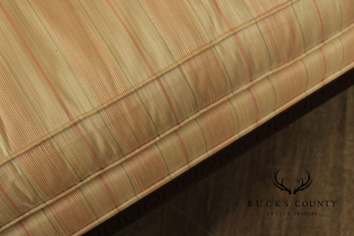 Hickory Chair Chippendale Style Mahogany Camelback Sofa