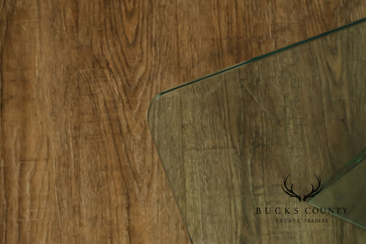 Post-Modern Glass Top Coffee Table