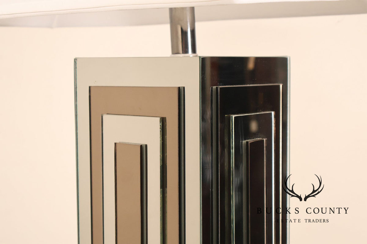 Ello Hollywood Regency Mirrored Table Lamp