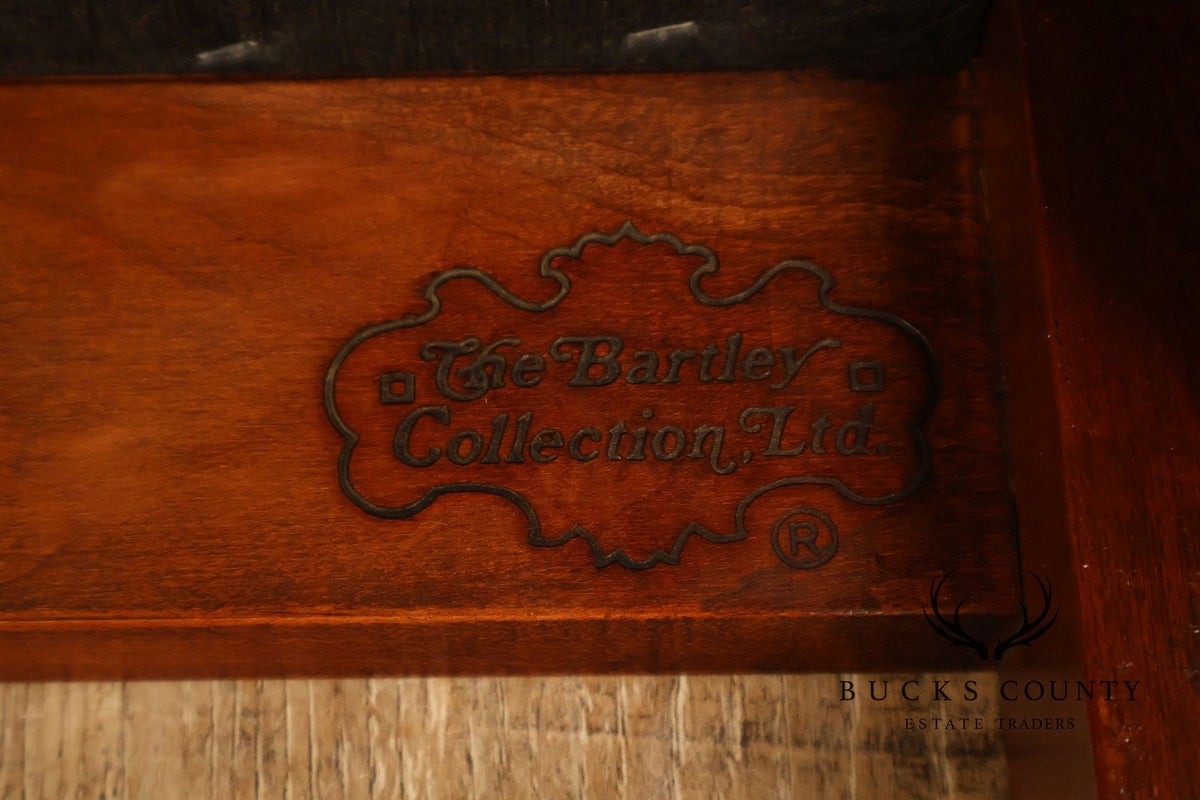 The Bartley Collection Chippendale Style Mahogany Window Bench