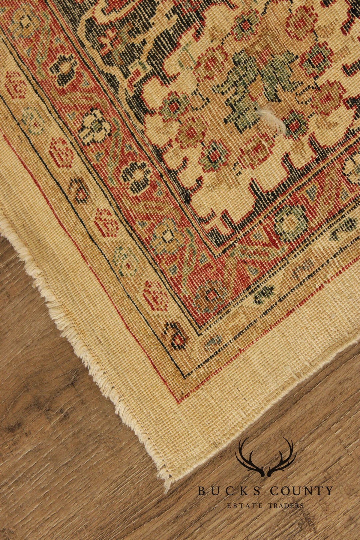 Peshawar Farahan Design Hand-Knotted Wool Area Rug – 6’ x 10’
