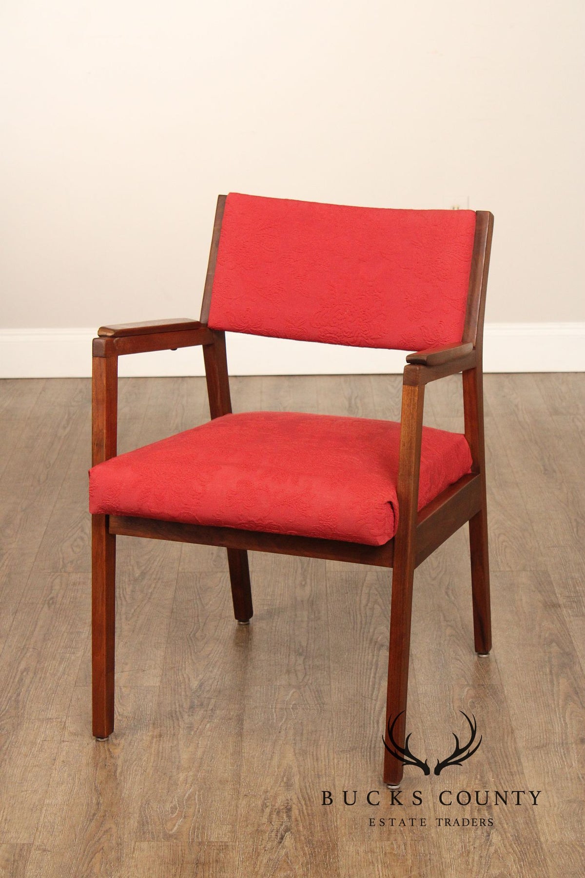 Alma Desk Company Mid Century Modern Walnut Armchair