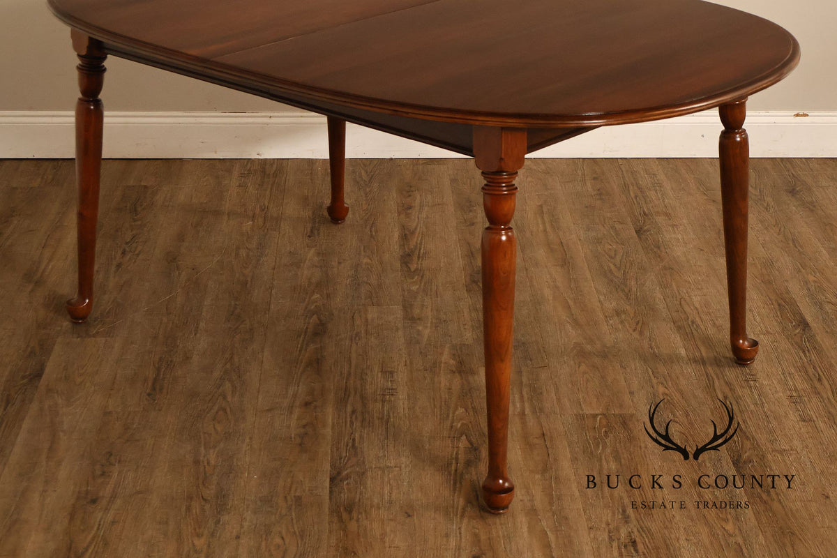 Ethan Allen Georgian Court Vintage Traditional Cherry Dining Table