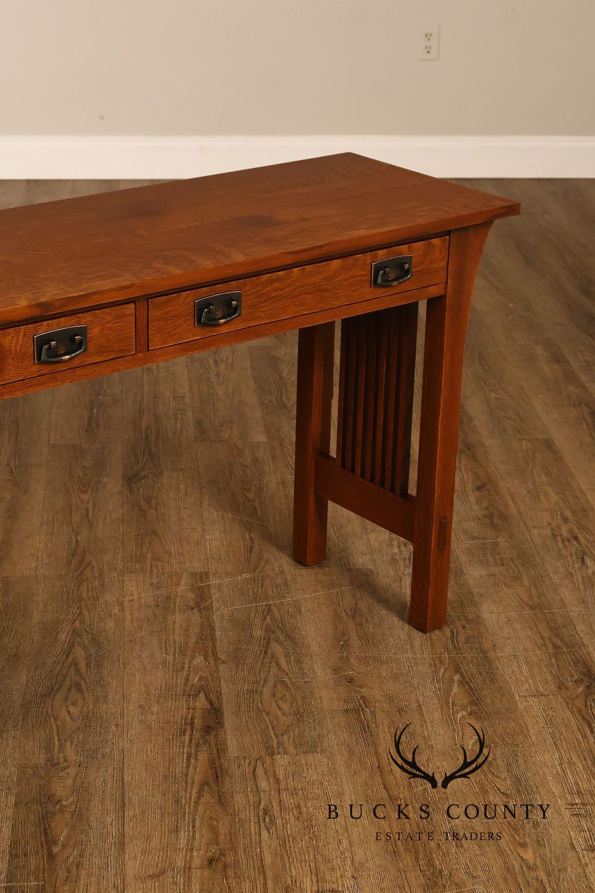 Stickley Mission Collection Oak Sofa Table