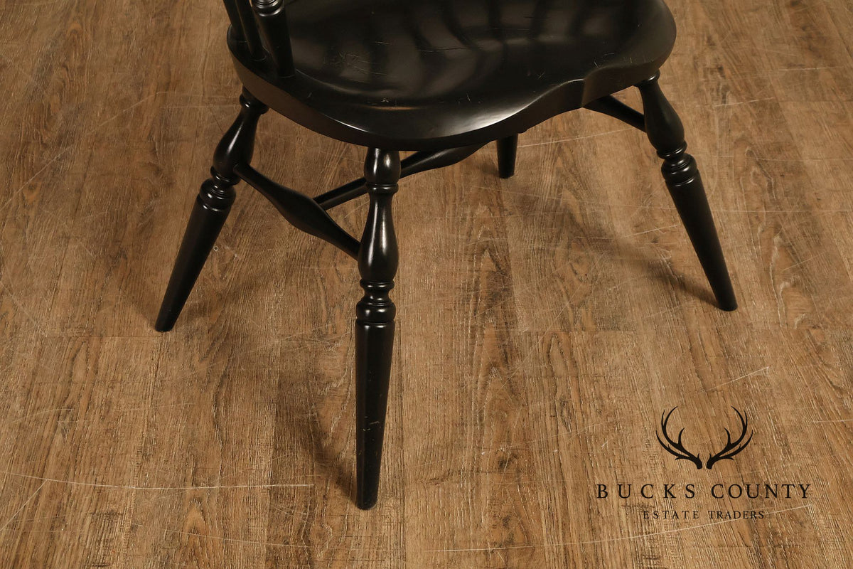 James Brown Ebonized Windsor Armchair Replica Windsor