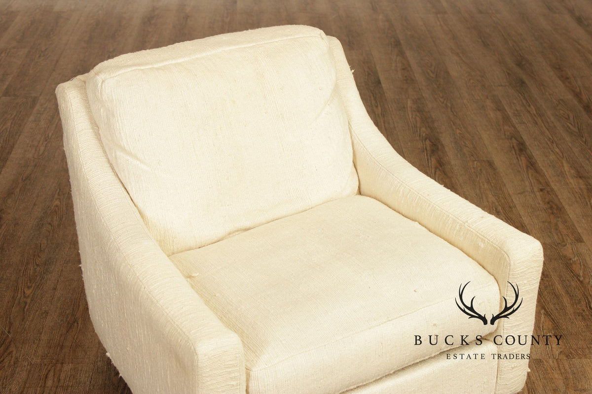 Selig Mid Century Modern Swivel Lounge Chair