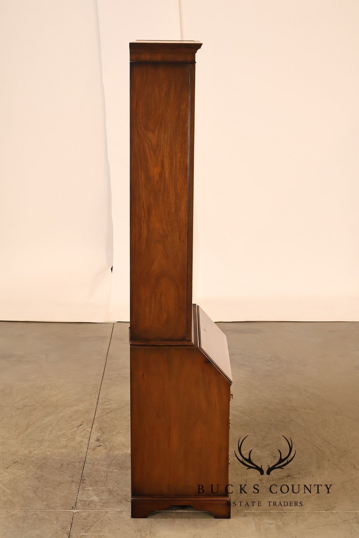 Kittinger Georgian Style Mahogany Secretary Bookcase