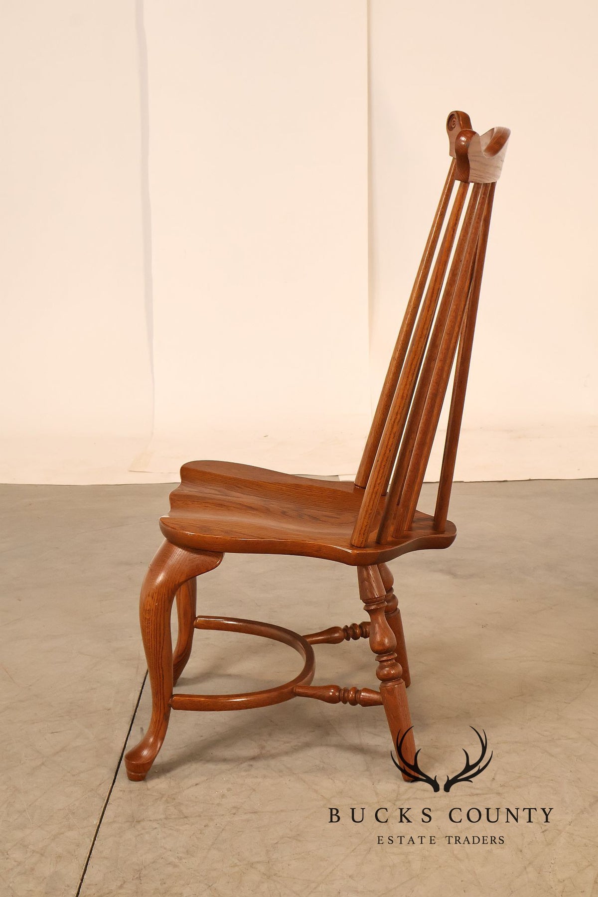 Richardson Brothers Pair Of Welsh Style Oak Side Chairs