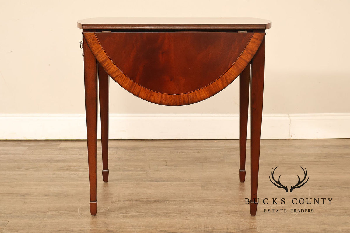 Ethan Allen Federal Style Mahogany Pembroke Table