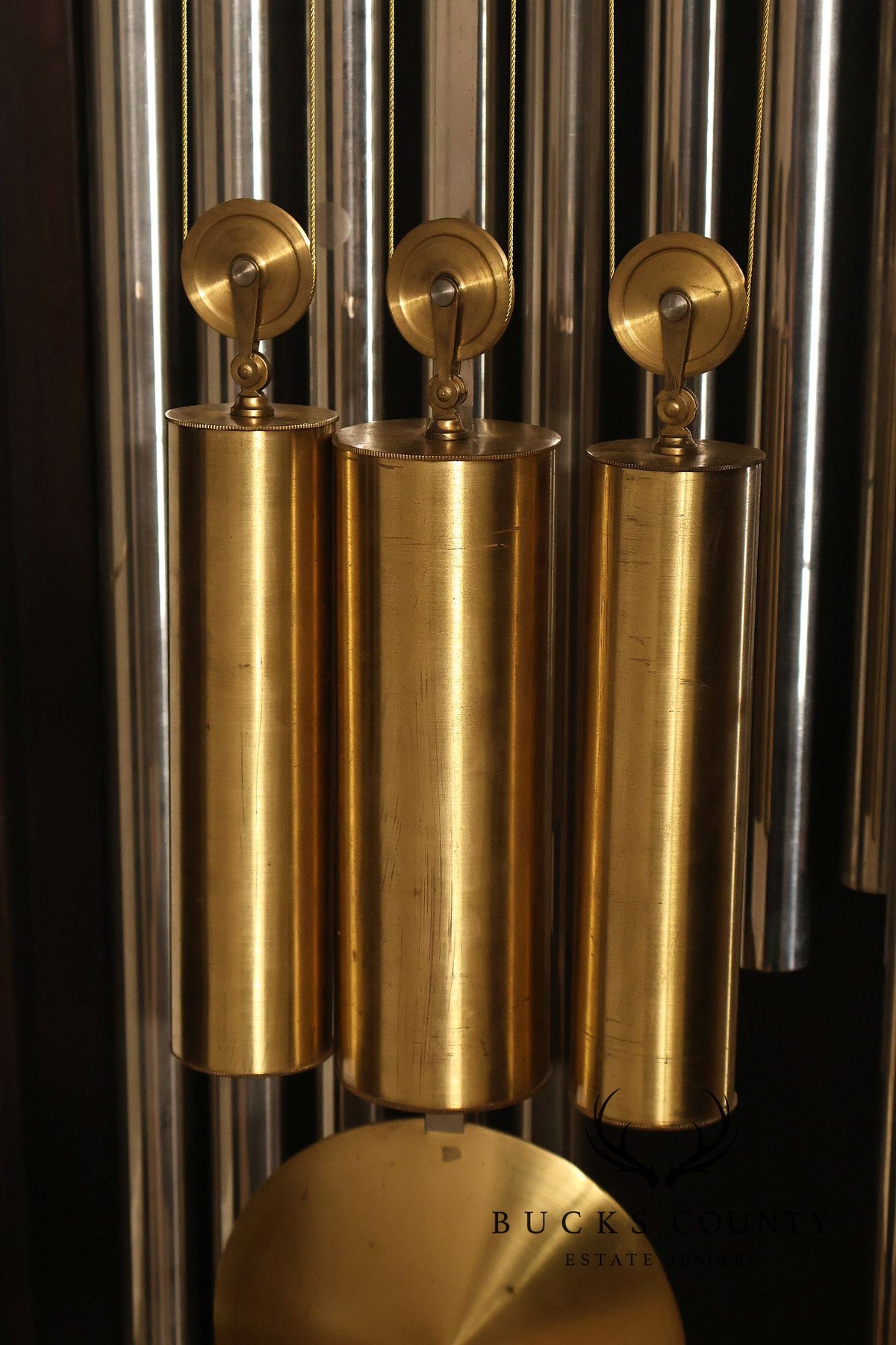 Herschede 1925 “Swan” Nine-Tube Mahogany Hall Clock