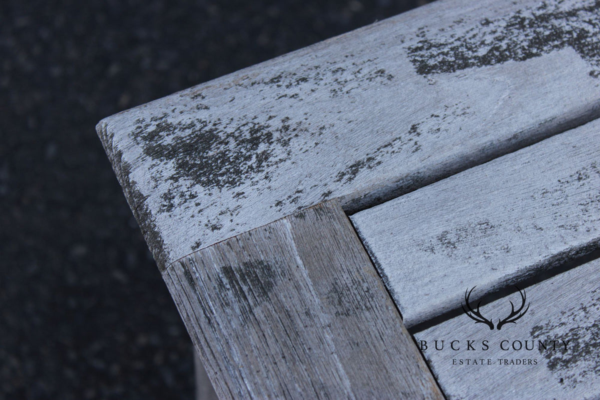 Gloster Pair of Teak Outdoor End Tables