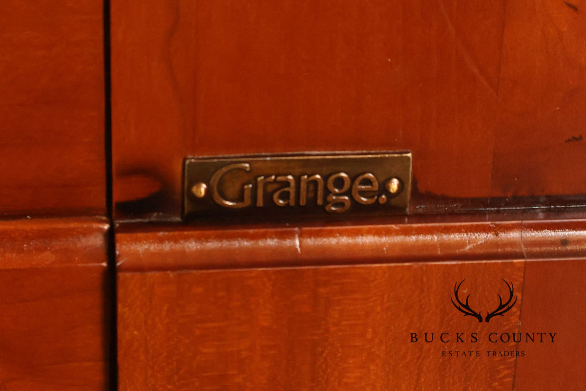 Grange Furniture French Louis Philippe Style Cherry Queen Sleigh Bed