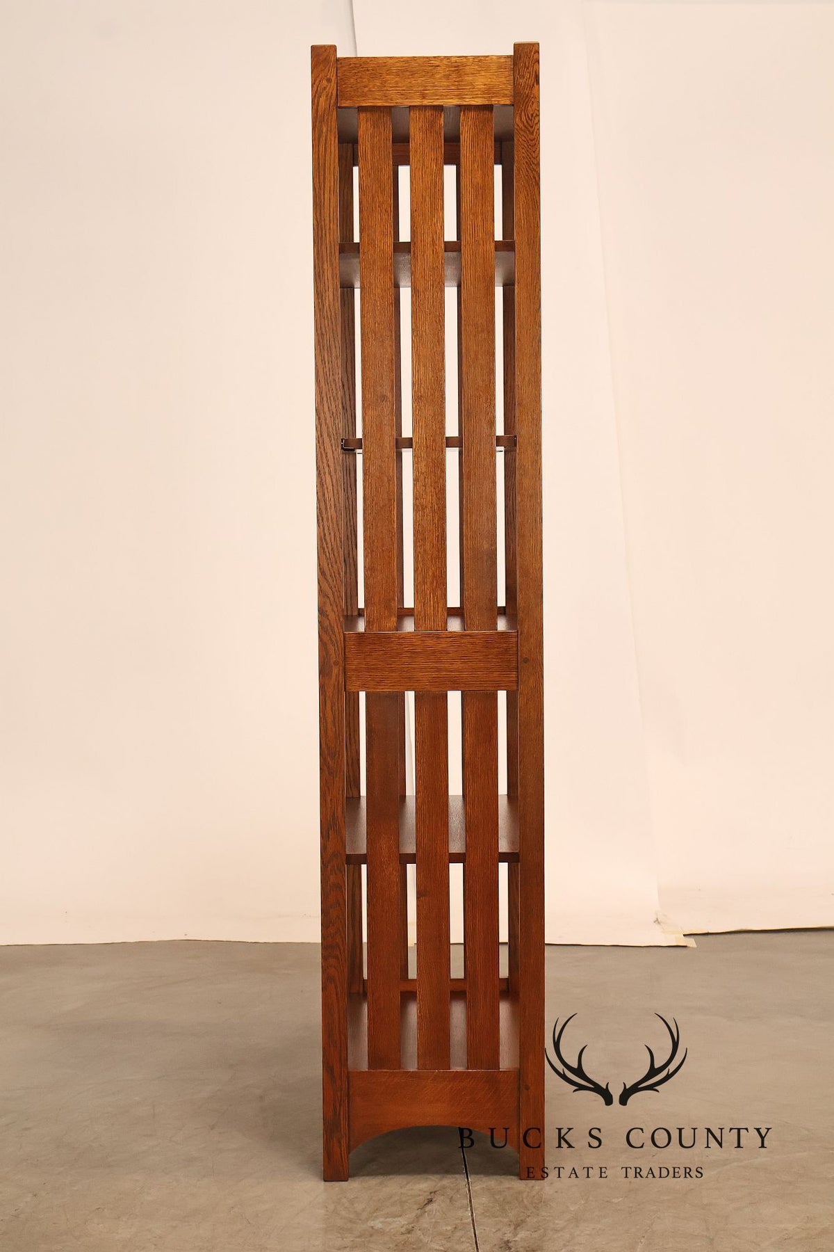 Stickley Mission Collection Oak Open Bookcase