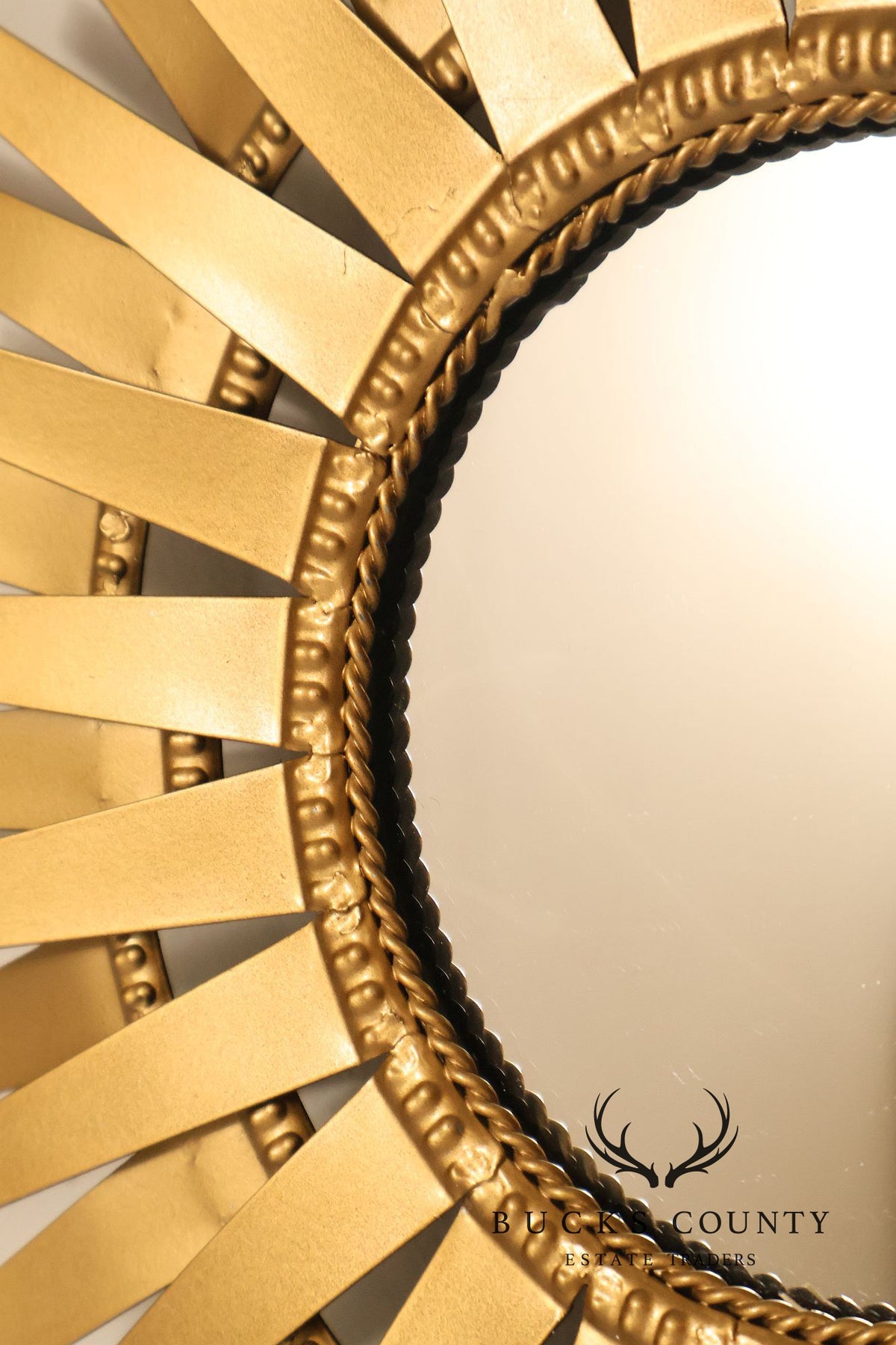 Mid Century Modern Style Sunburst Accent Mirror