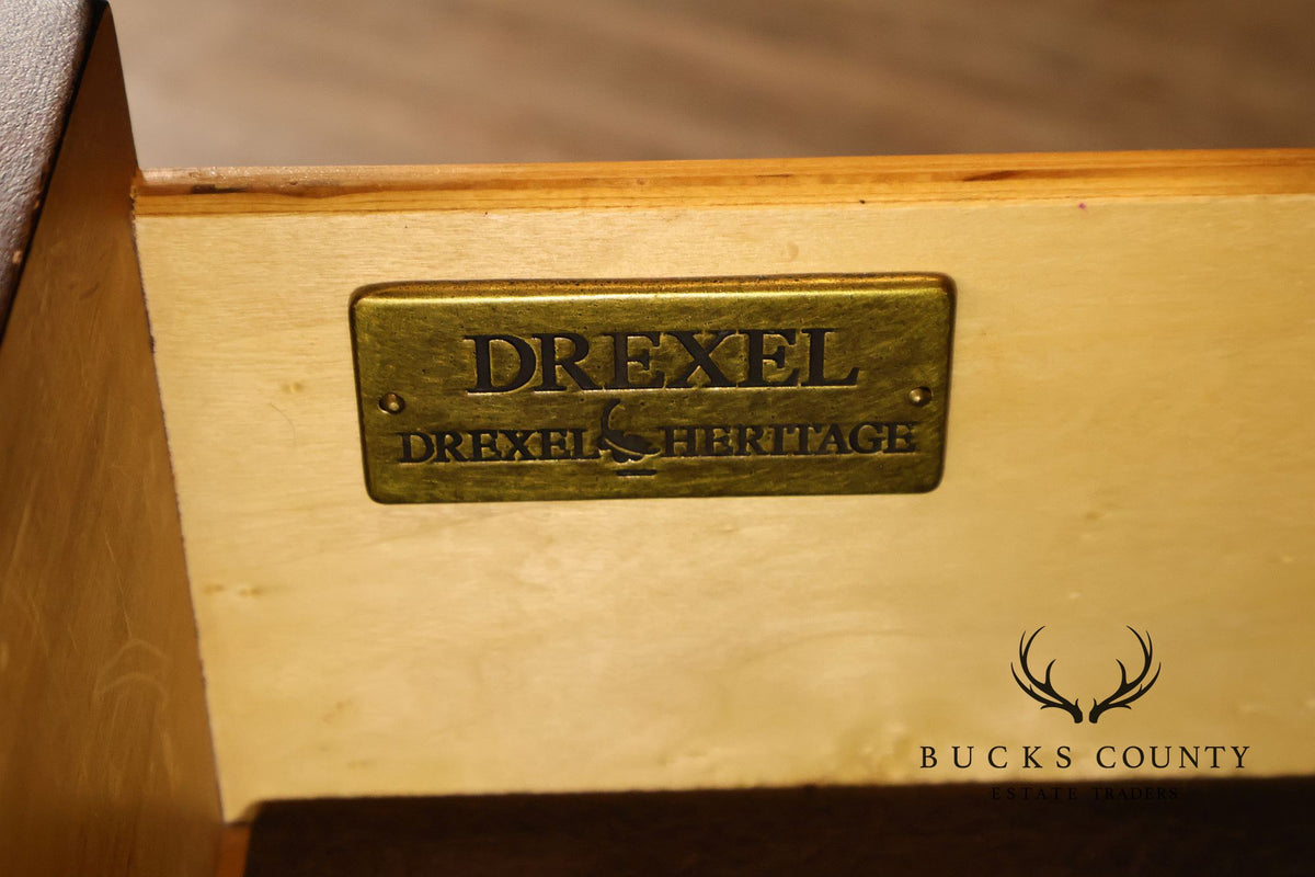 Drexel Heritage French Provincial Sideboard With Metal Scroll Baker's Rack
