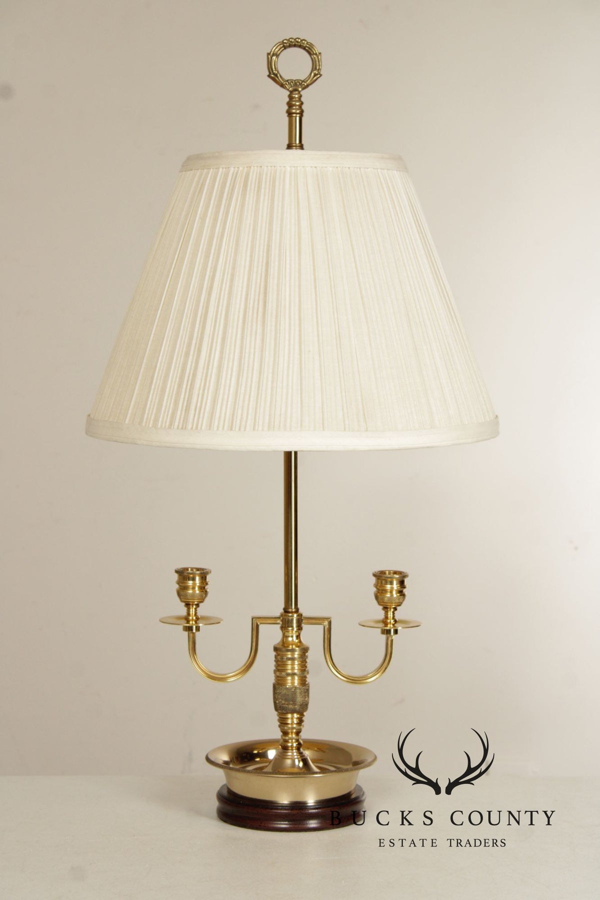 Kaiser Kuhn Brass Bouillotte Table Lamp